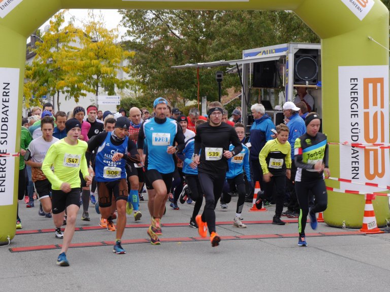 Start beim ILE Gäubodenlauf